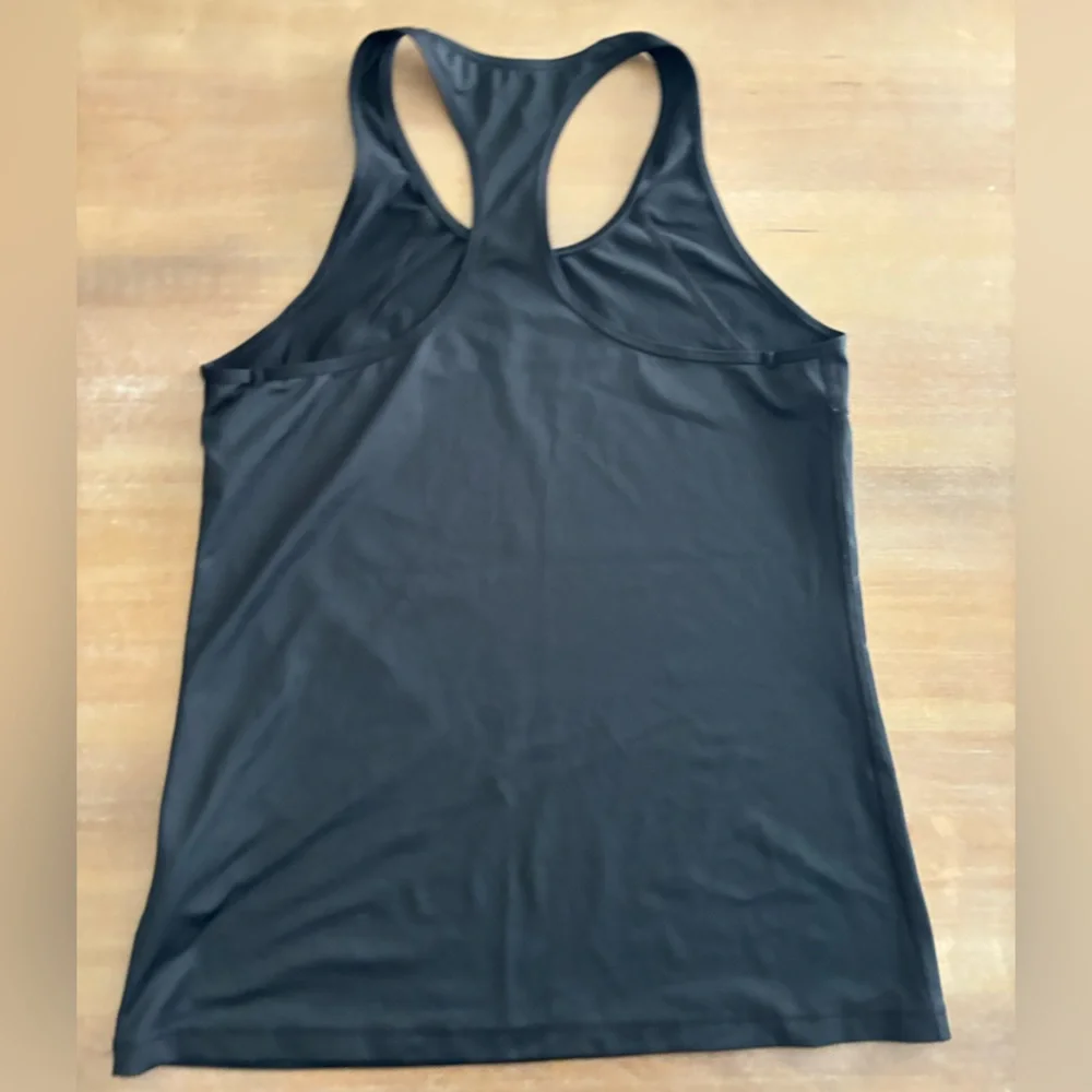 Nike Pro Dri-FIT Swoosh Logo Racerback Tank, Black, Size Small